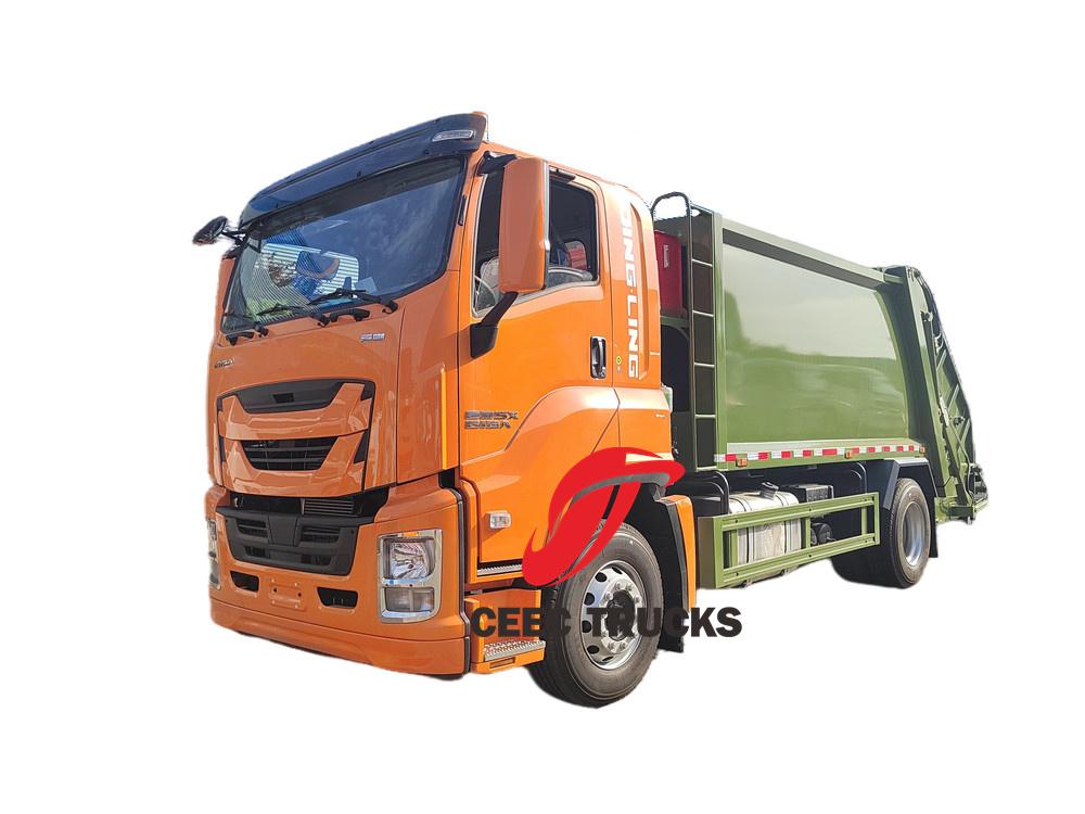 Isuzu&nbsp;15&nbsp;cbm&nbsp;waste&nbsp;management&nbsp;trash&nbsp;truck