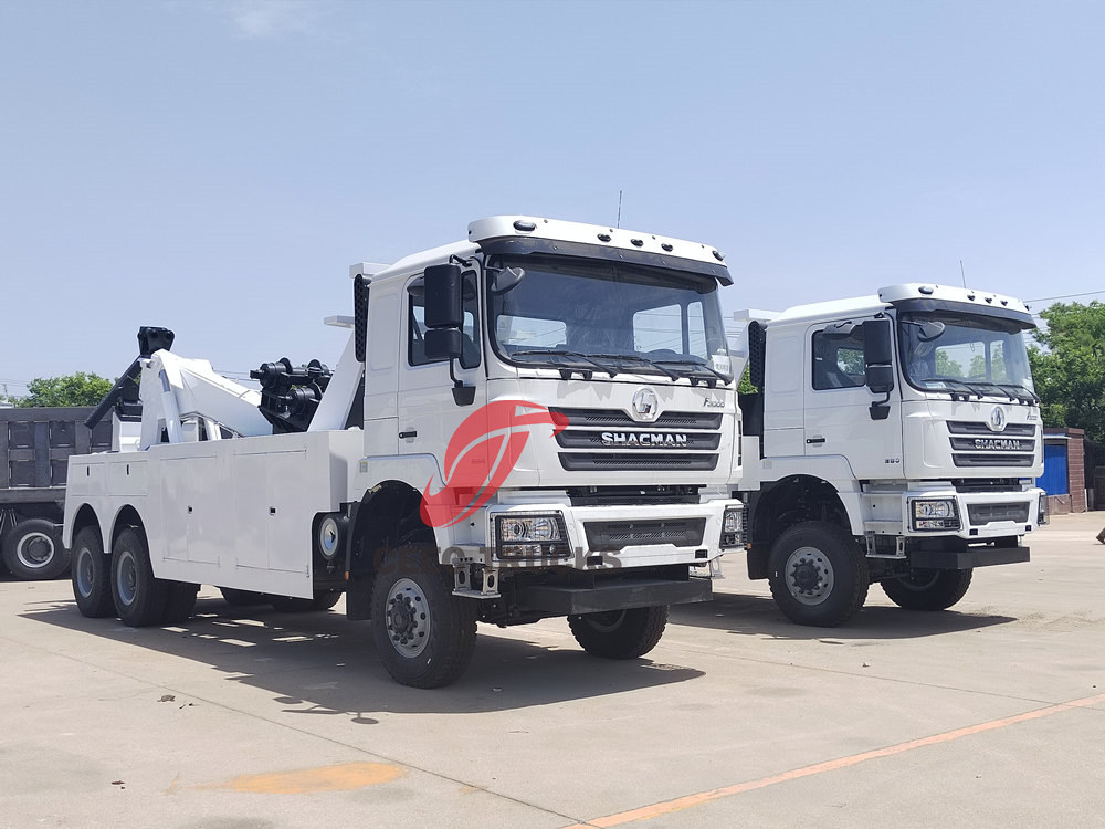 Shacman road tow truck