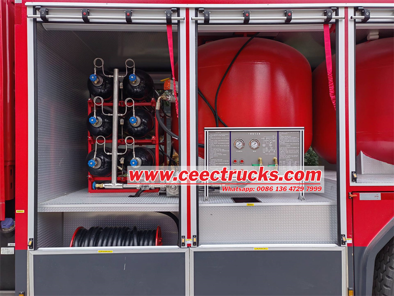 Isuzu FVR dry Powder nitrogen fire truck Isuzu FVR dry Powder nitrogen fire truck