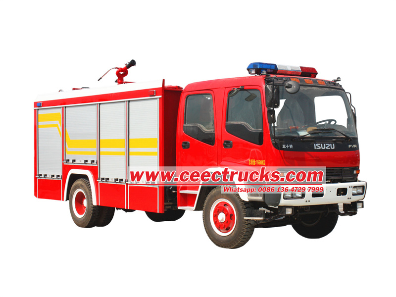 Isuzu FVR dry powder fire truck Isuzu FVR dry powder fire truck