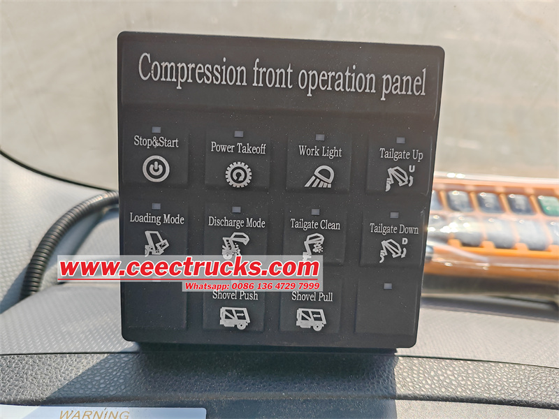 HOWO 6x4 20cbm rear loader compactor truck