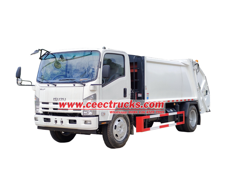 Isuzu NPR garbage compactor truck Isuzu NPR garbage compactor truck