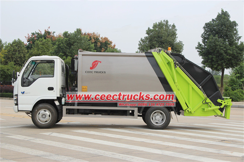 ISUZU NKR garbage rear loader truck ISUZU NKR garbage rear loader truck