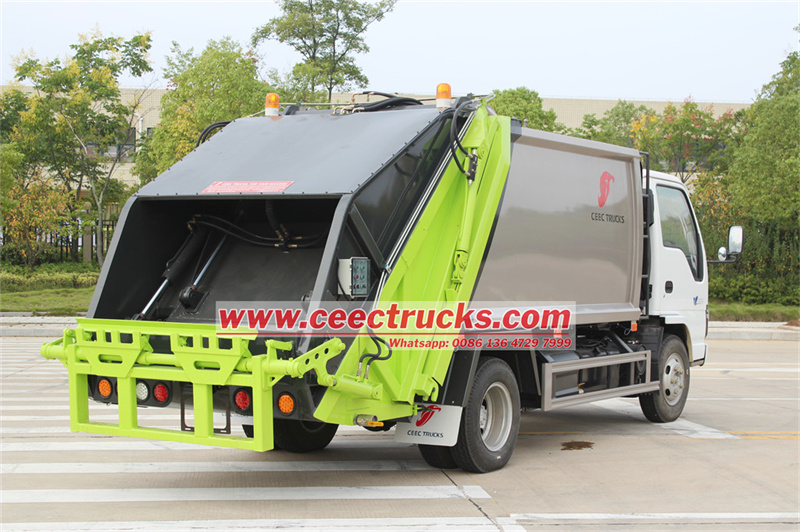 ISUZU NKR garbage rear loader truck ISUZU NKR garbage rear loader truck