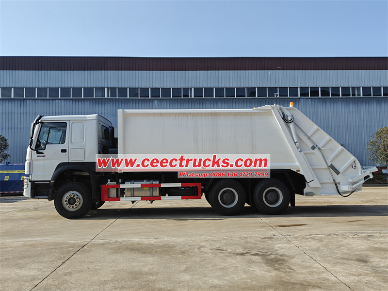 HOWO heavy-duty garbage rear loader HOWO heavy-duty garbage rear loader