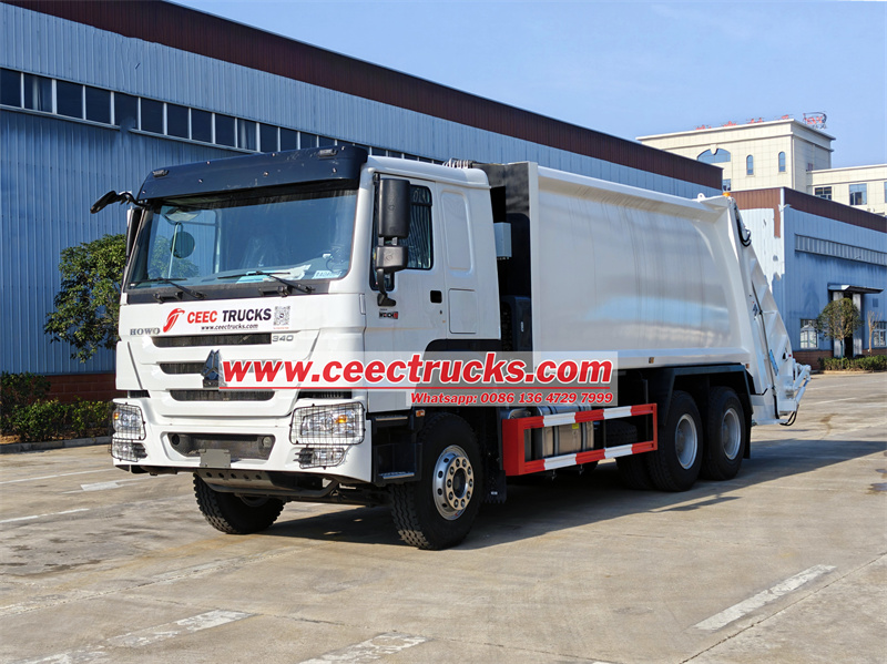 HOWO heavy-duty garbage rear loader HOWO heavy-duty garbage rear loader