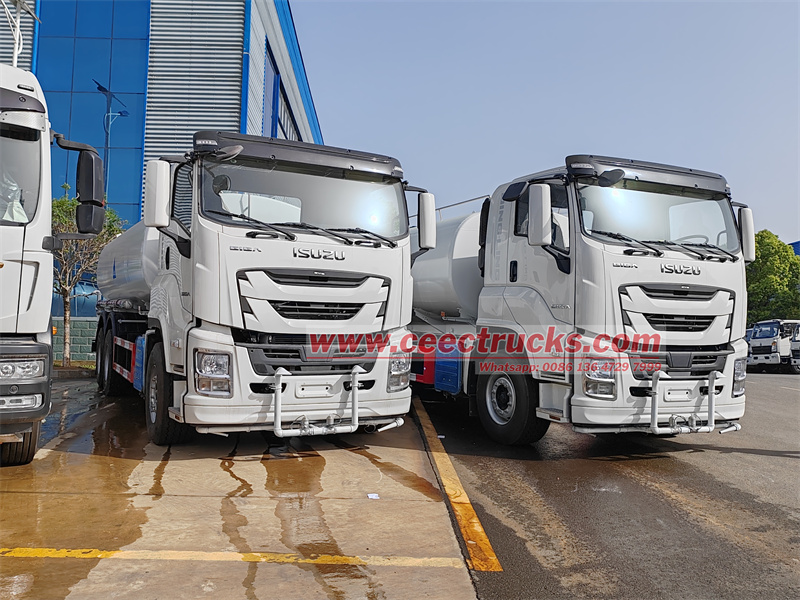 Isuzu 20cbm tandem axle potable water truck