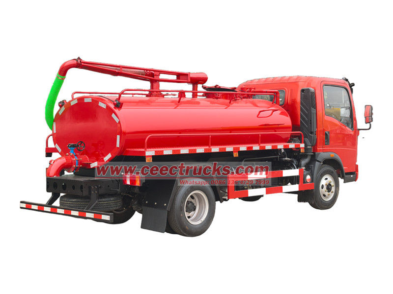 Howo fecal suction truck