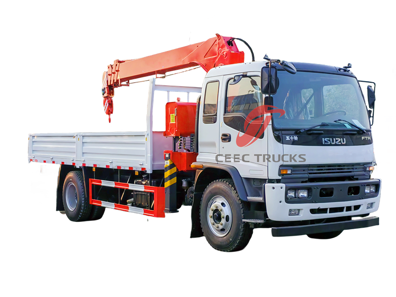 Isuzu FTR service truck 6tons crane Isuzu FTR service truck 6tons crane