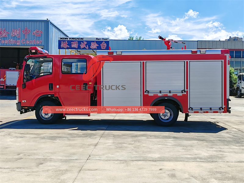 Isuzu NPR fire fighting truck Isuzu NPR fire fighting truck