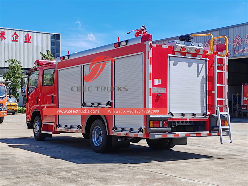 Isuzu NPR fire fighting truck Isuzu NPR fire fighting truck