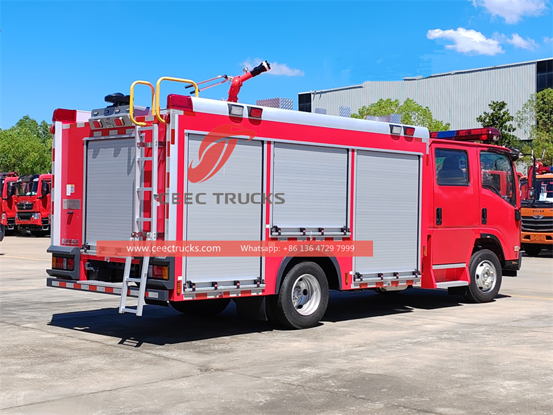 Isuzu NPR double cabin fire truck Isuzu NPR double cabin fire truck