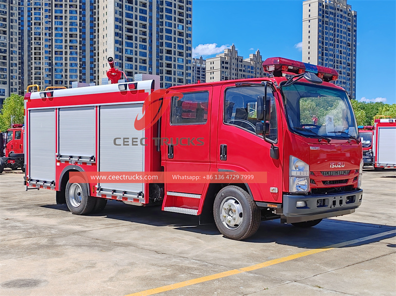 Isuzu NPR fire fighting truck Isuzu NPR fire fighting truck