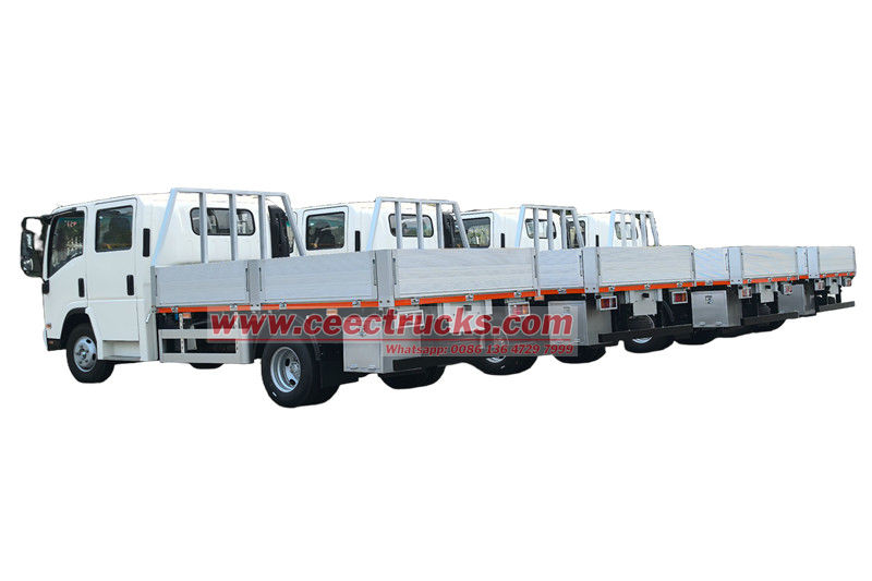 Isuzu KV100 double row cargo truck