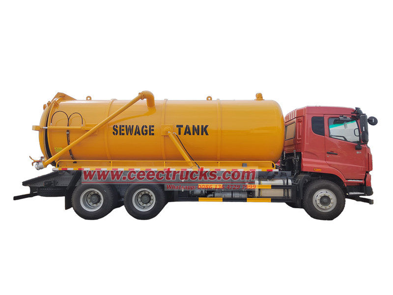 Howo vacuum sewage suction truck