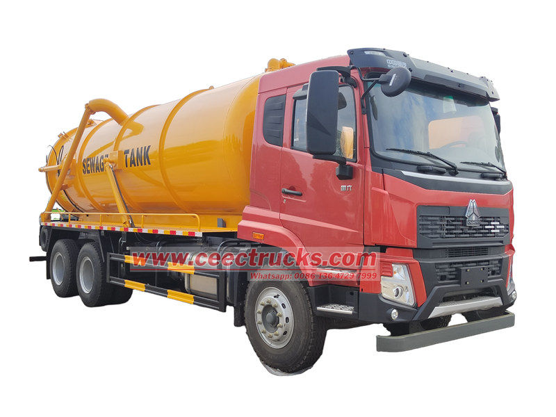 Howo 20,000 liters vacuum tanker truck
