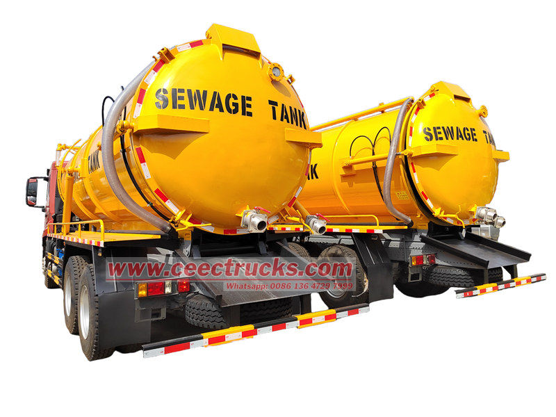 Howo 6x4 vacuum tank truck