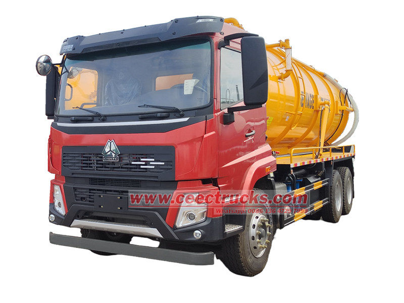 Howo 20,000 liters vacuum tanker truck