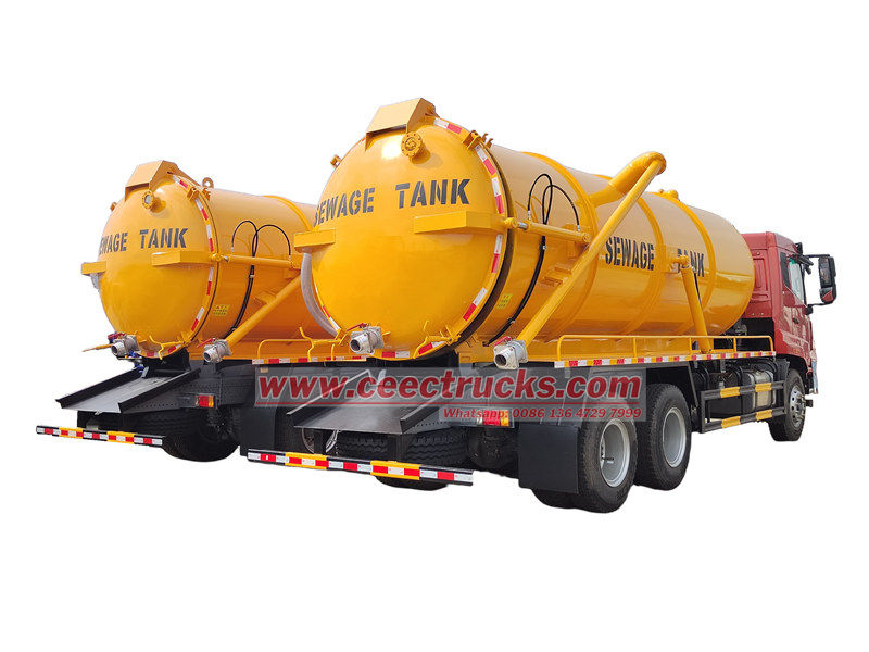 Howo 20 cbm septic pump tanker