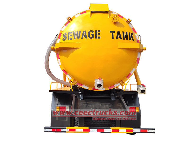 Howo 6x4 sewage disposal tanker