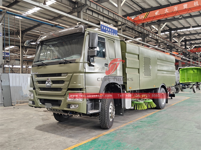 Howo&nbsp;Heavy duty&nbsp;Street&nbsp;sweeping&nbsp;Tuck