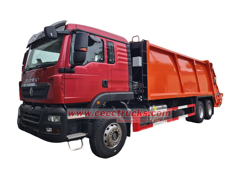 Howo 20CBM rear loader garbage truck Howo 20CBM rear loader garbage truck