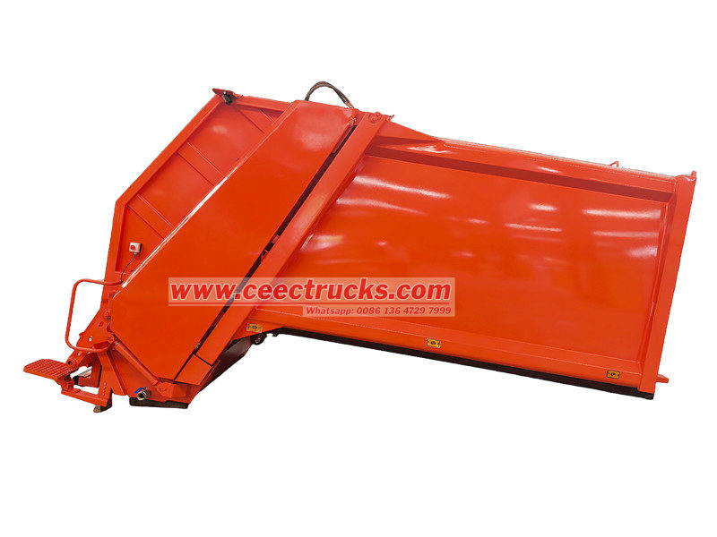 trash compactor truck upper body