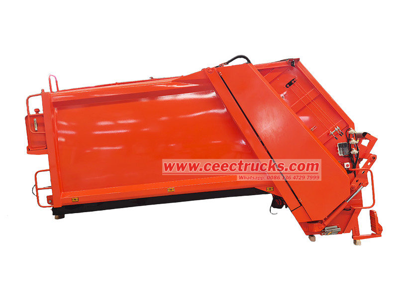 back loader garbage truck upper body