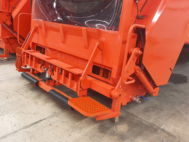 garbage compactor truck superstructure