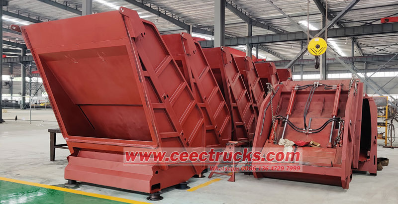 rear loader compactor truck Upper body