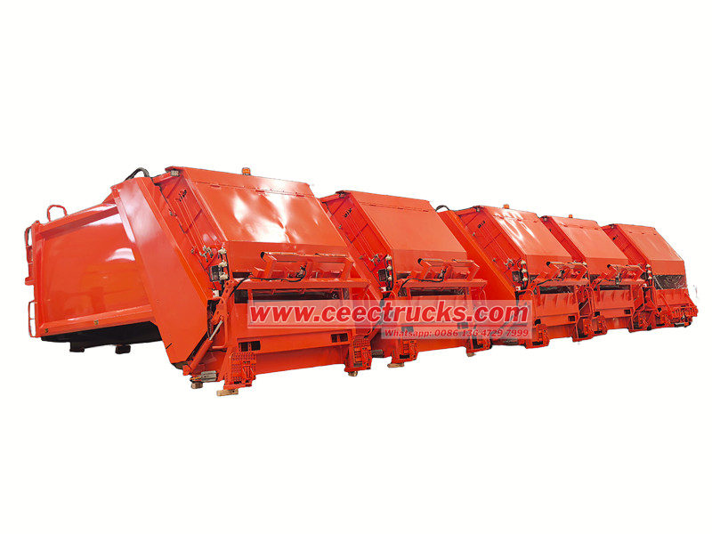 split rear loader garbage truck kit