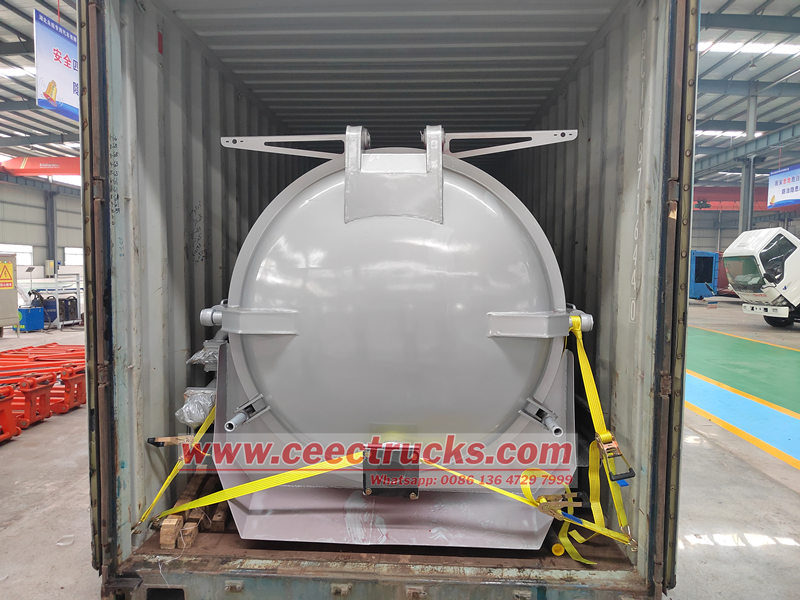 combination vacuum jetter superstructure