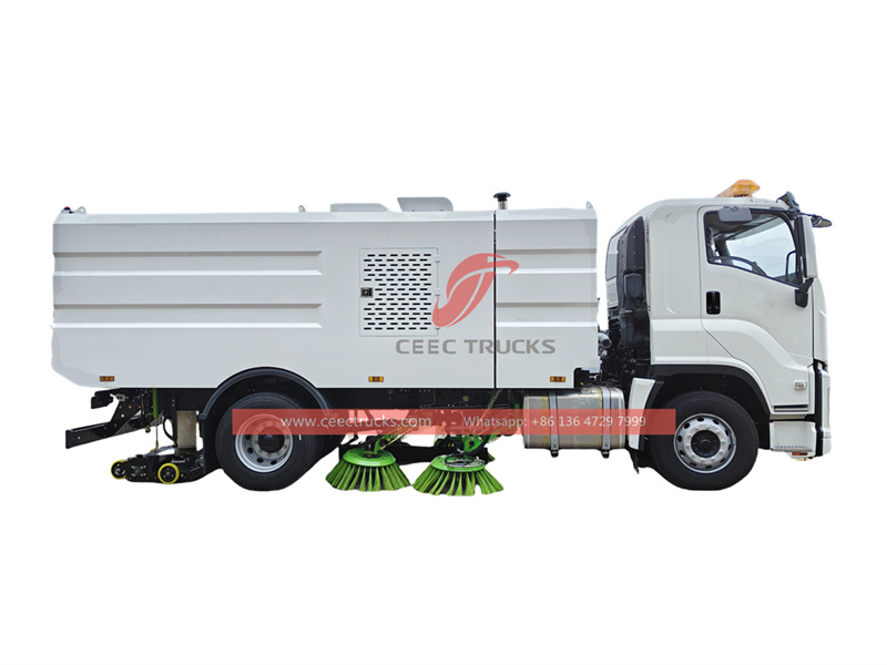 ISUZU FVR 240HP Road Sweeper Cleaning Truck ISUZU FVR 240HP Road Sweeper Cleaning Truck