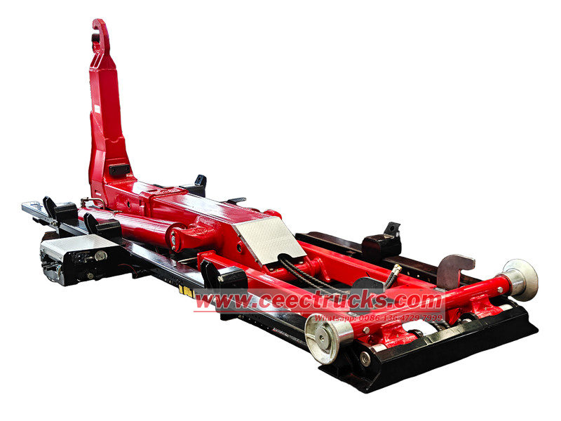 hook-arm garbage truck upper body