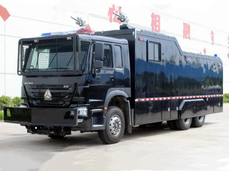 Howo armored&nbsp;crowd&nbsp;control&nbsp;riot&nbsp;truck