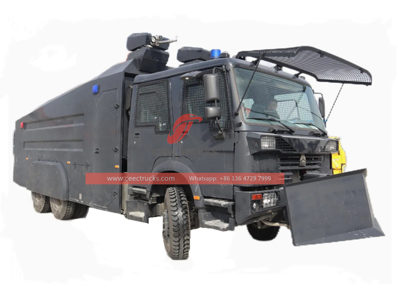 Howo armored&nbsp;crowd&nbsp;control&nbsp;riot&nbsp;truck