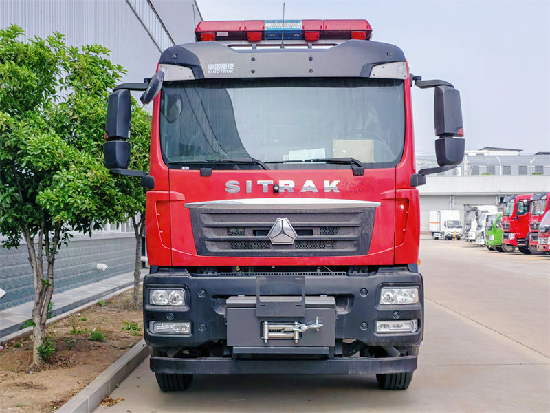 Howo 4x2 fire rescue truck