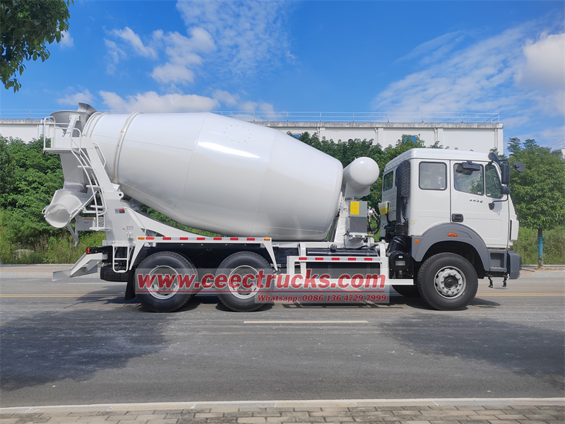 Beiben NG80 10CBM construction mixer truck