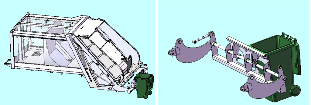 garbage compactor truck upper body kit garbage compactor truck upper body kit