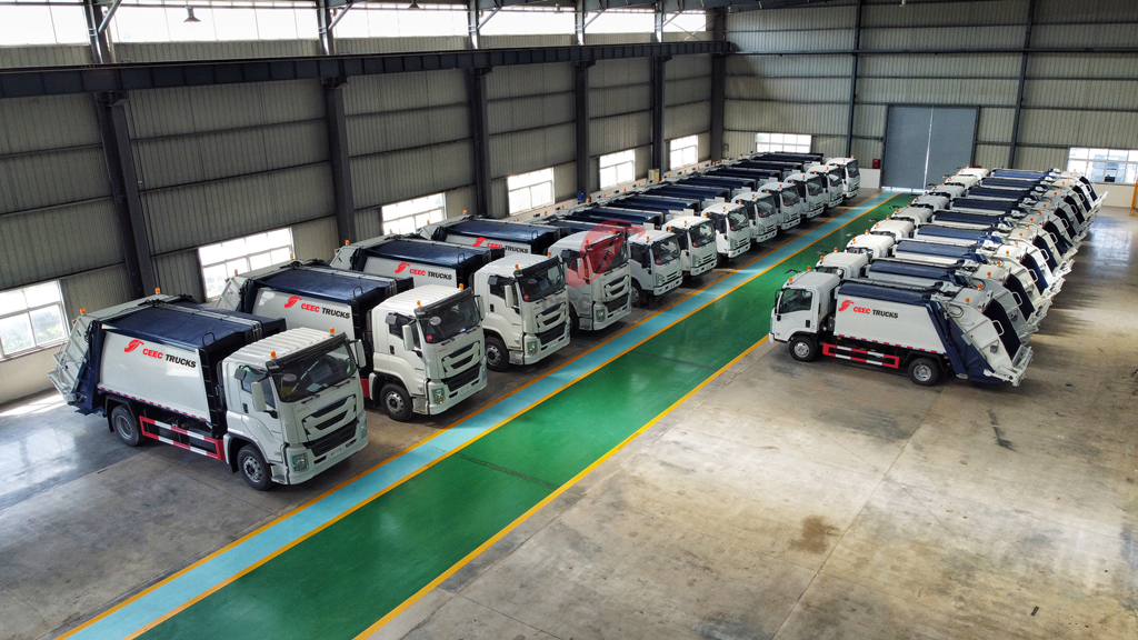 22 units isuzu garbage compactor truck