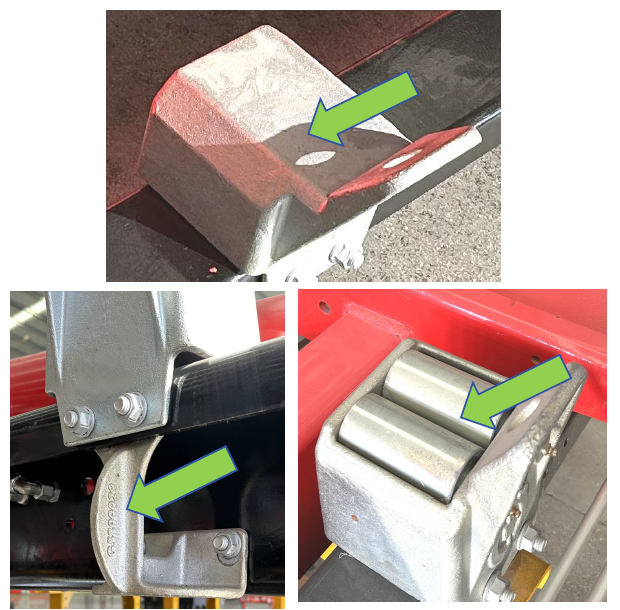 High-strength cast part box assembly bracket