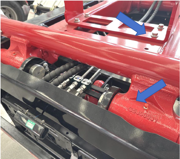 Q460 low-alloy high-strength steel flip arm, casting flip shaft