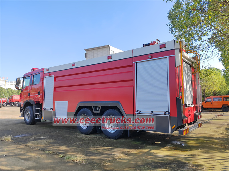  HOWO TX 6x4 water tank fire truck