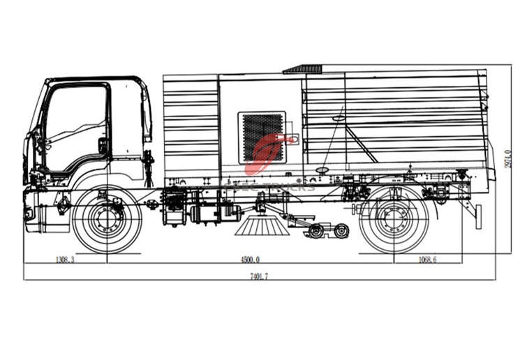 Howo Middle Duty Street Sweeping Tuck Howo Middle Duty Street Sweeping Tuck