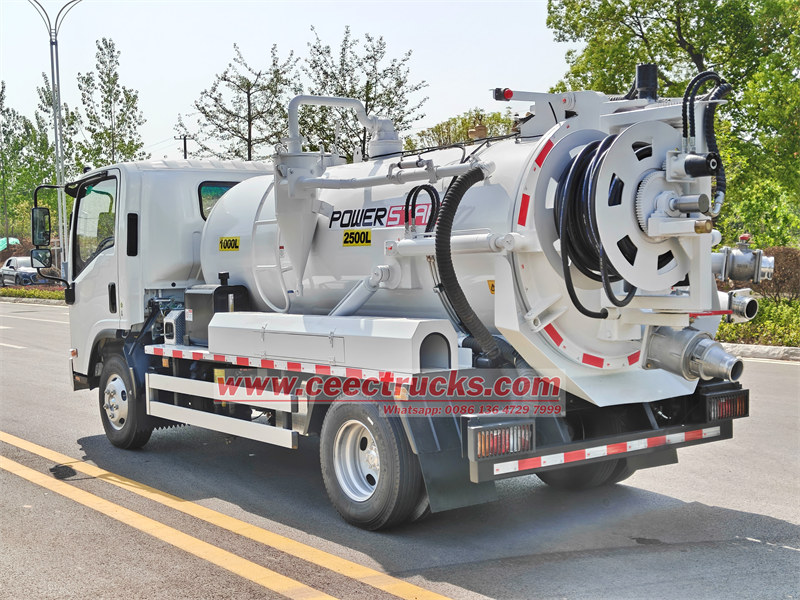 ISUZU 3500L sewer jetting truck manufacturer ISUZU 3500L sewer jetting truck manufacturer