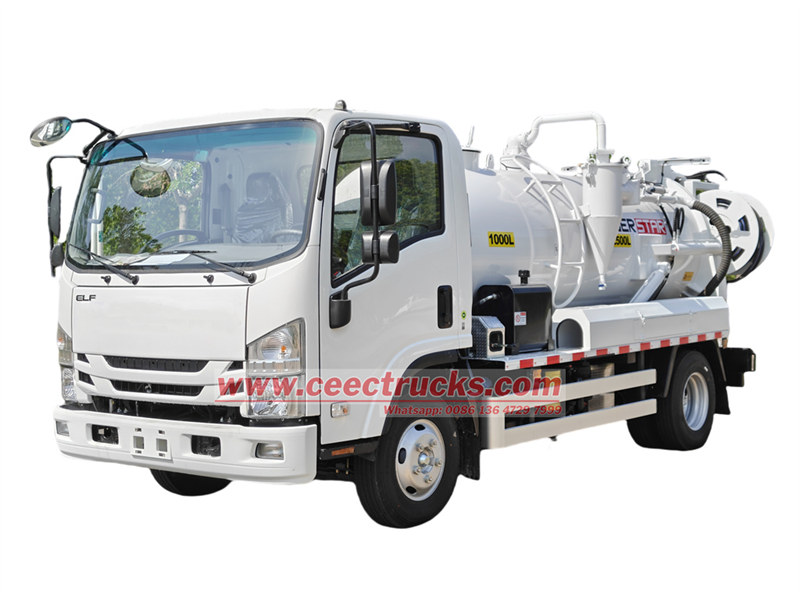 ISUZU NQR Sewage Vacuum Jetting Truck ISUZU NQR Sewage Vacuum Jetting Truck