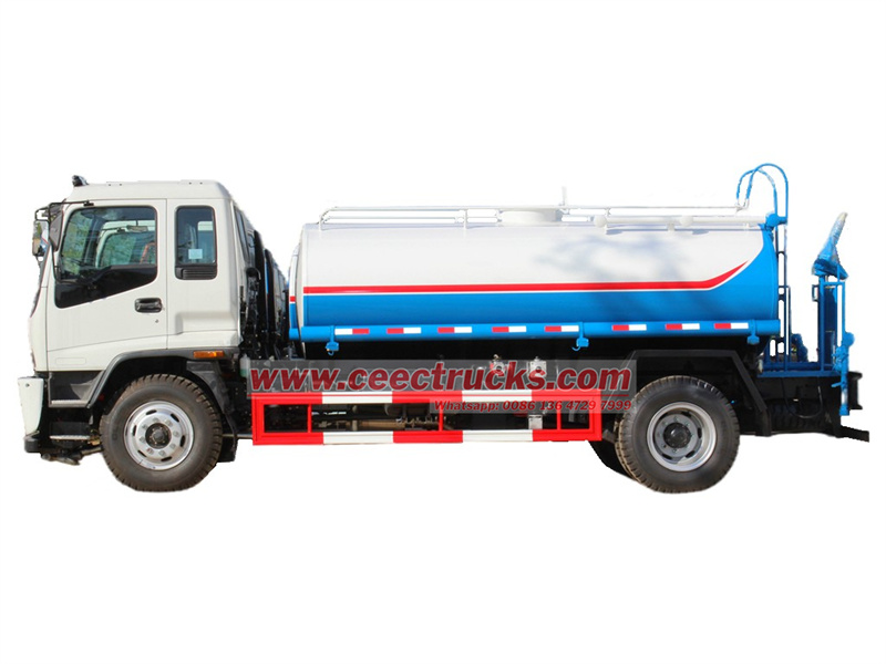 ISUZU 10000L water tanker truck for sale