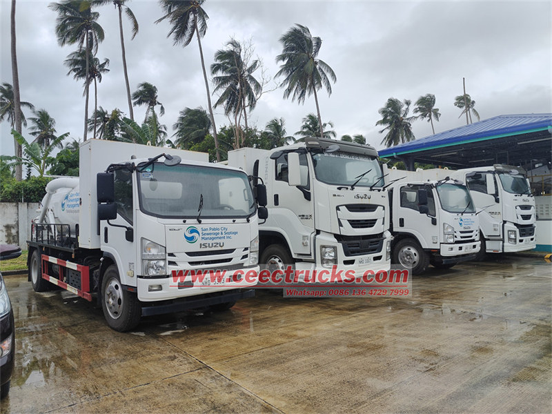 ISUZU GIGA vacuum truck for Philippines market ISUZU GIGA vacuum truck for Philippines market