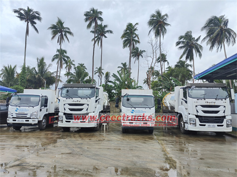 ISUZU GIGA vacuum truck for Philippines market ISUZU GIGA vacuum truck for Philippines market