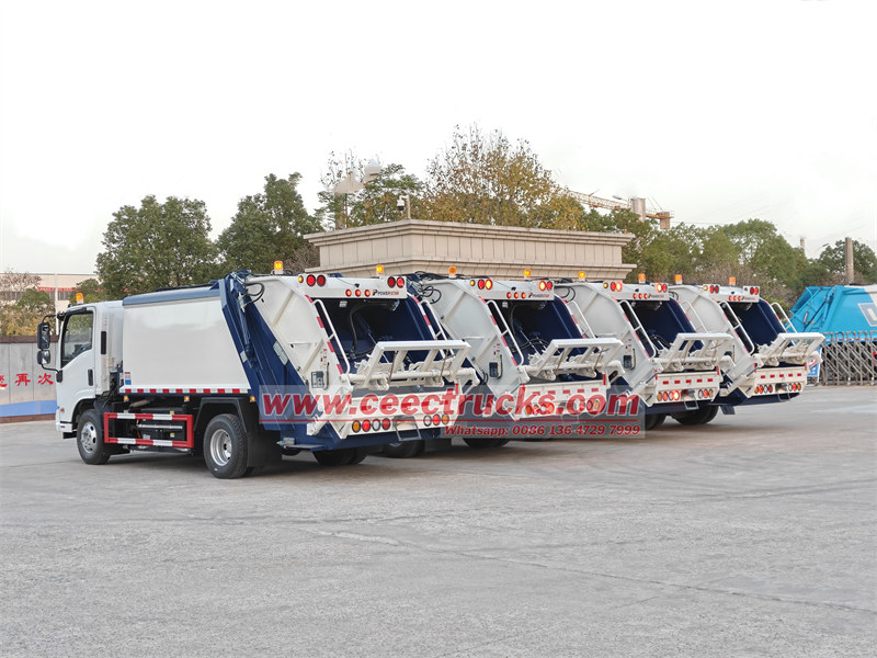 ISUZU electric rear loader truck 6CBM ISUZU electric rear loader truck 6CBM